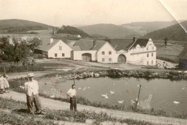 Obec Dvory - historie